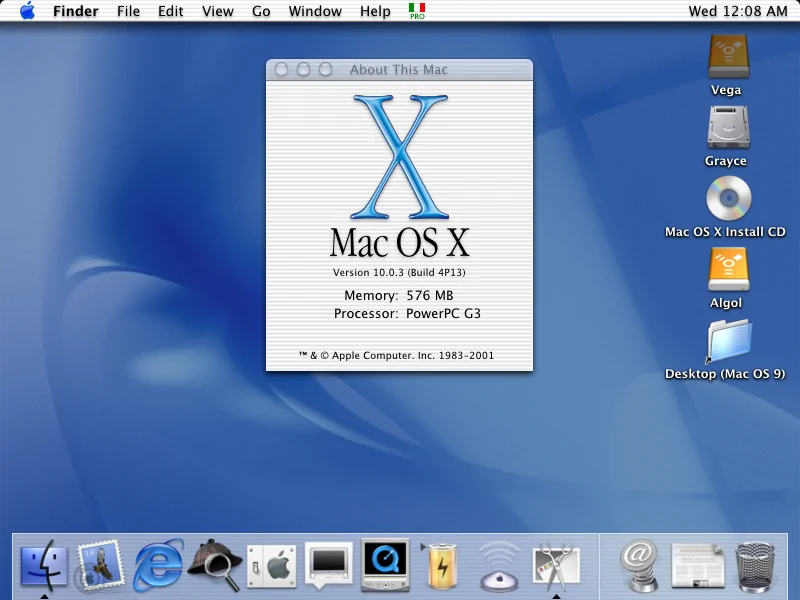 Mac OS 10.0